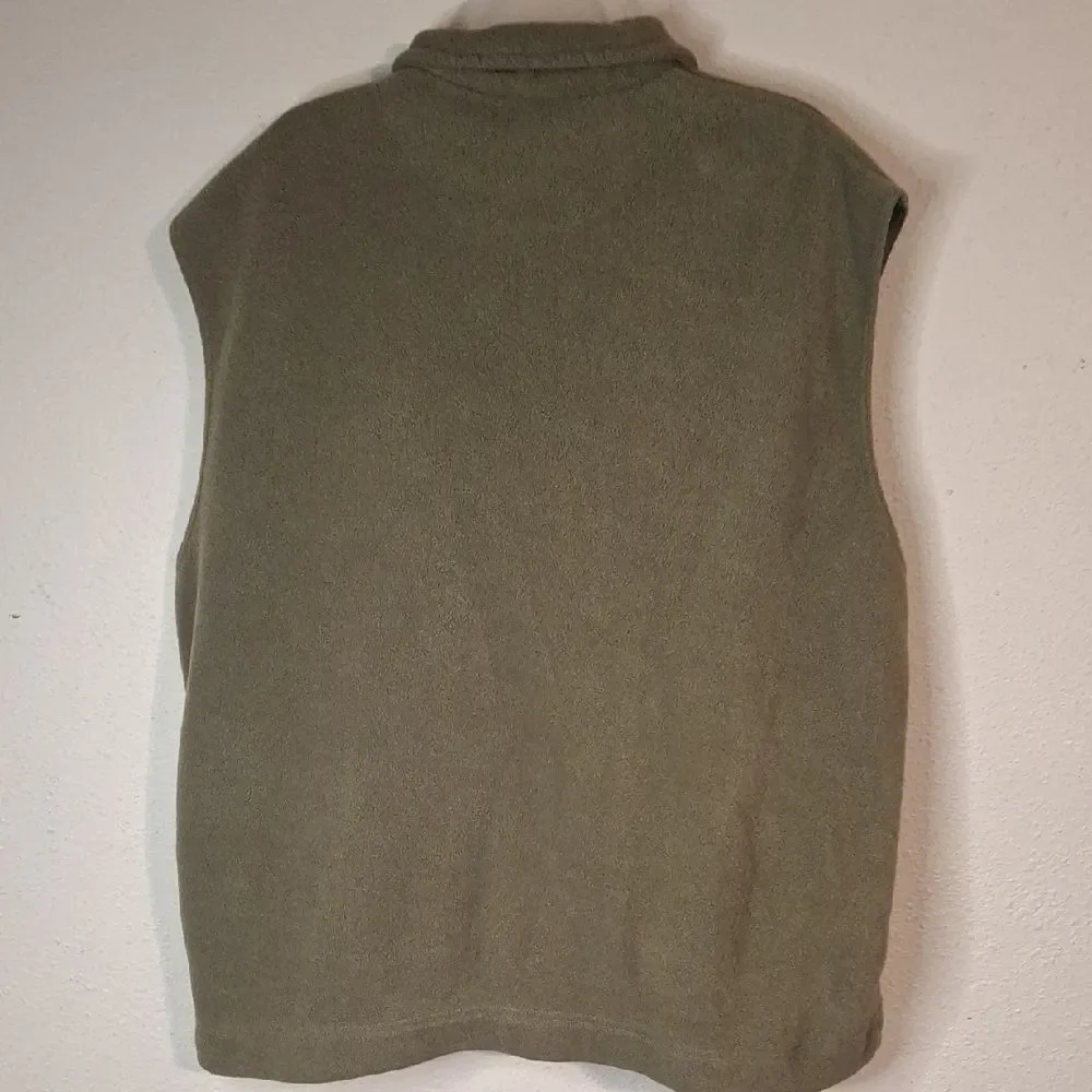 Mossy Oak Olive Green Fleece Vest size XL